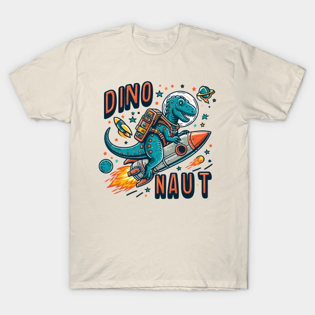 Dino Naut T-Shirt by FinerDesigner